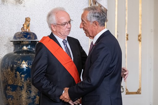 João Caupers condecorado pelo Presidente da República 