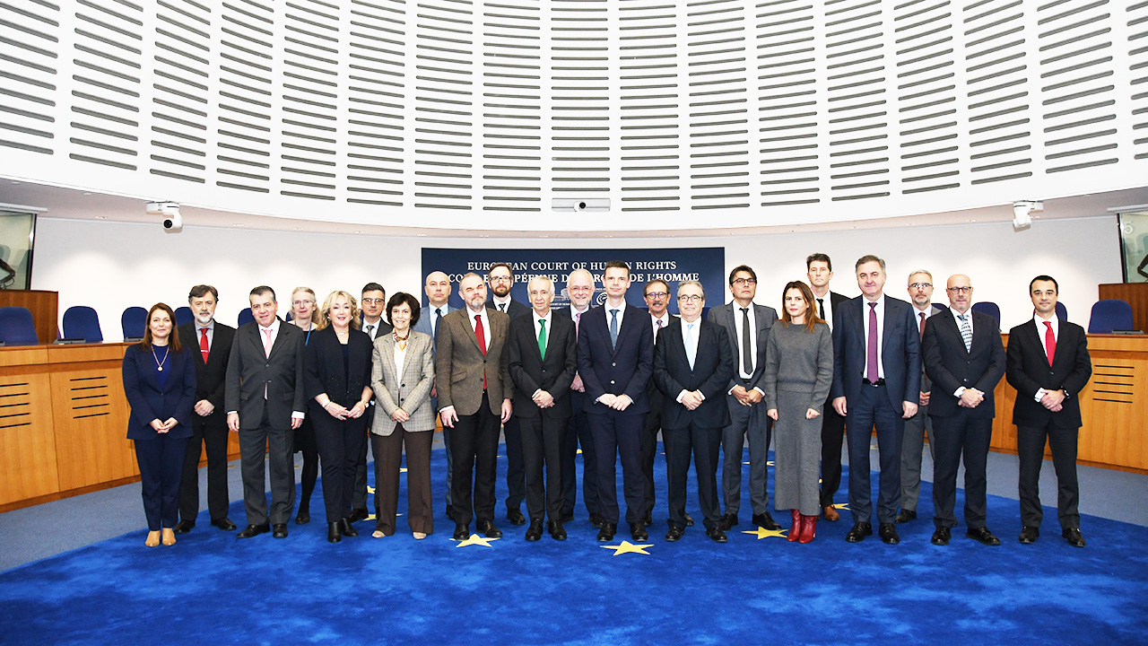 Visita de trabalho ao Tribunal Europeu dos Direitos Humanos 